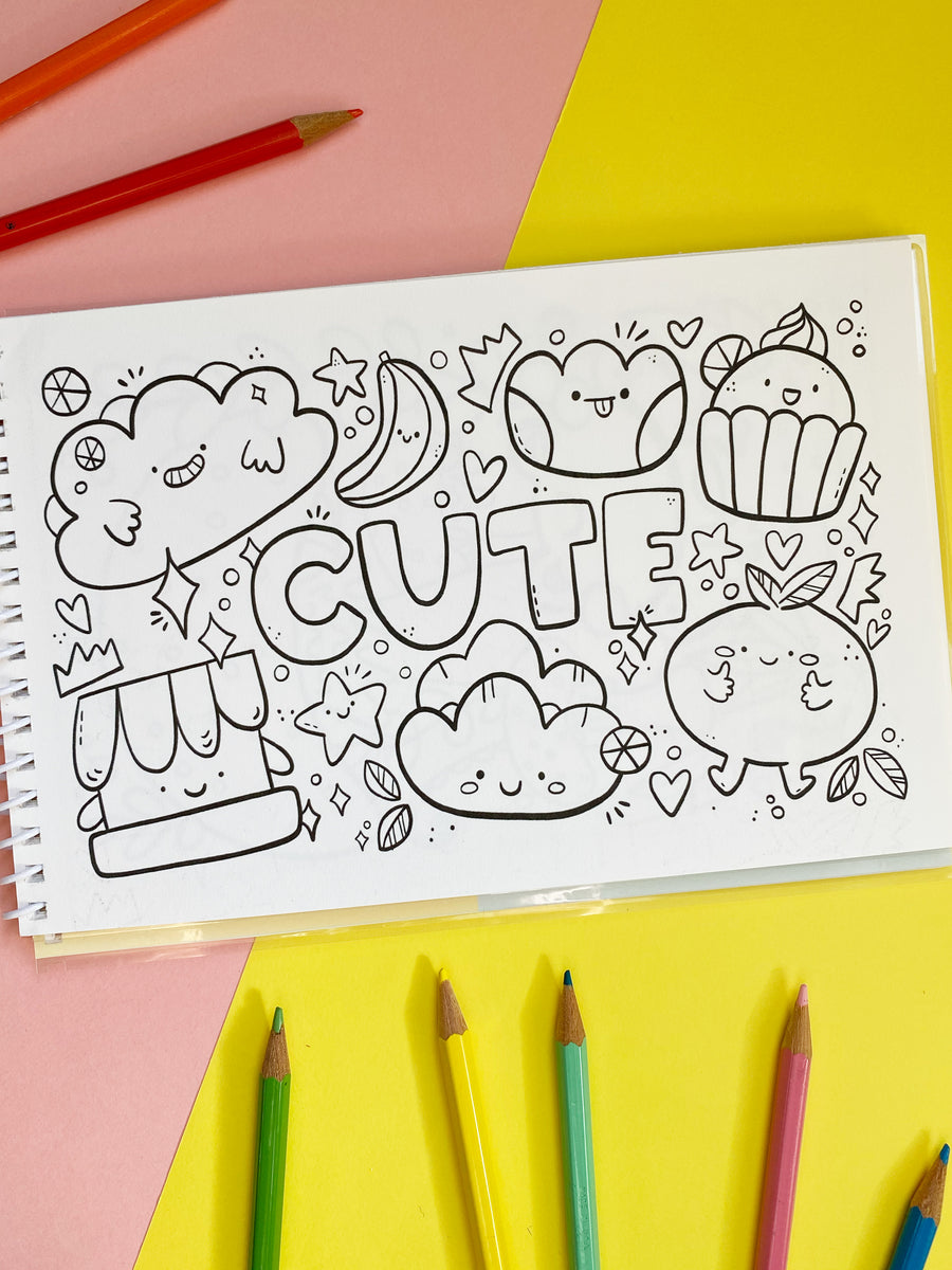 Cute Things Coloring Book – DippityandSnark